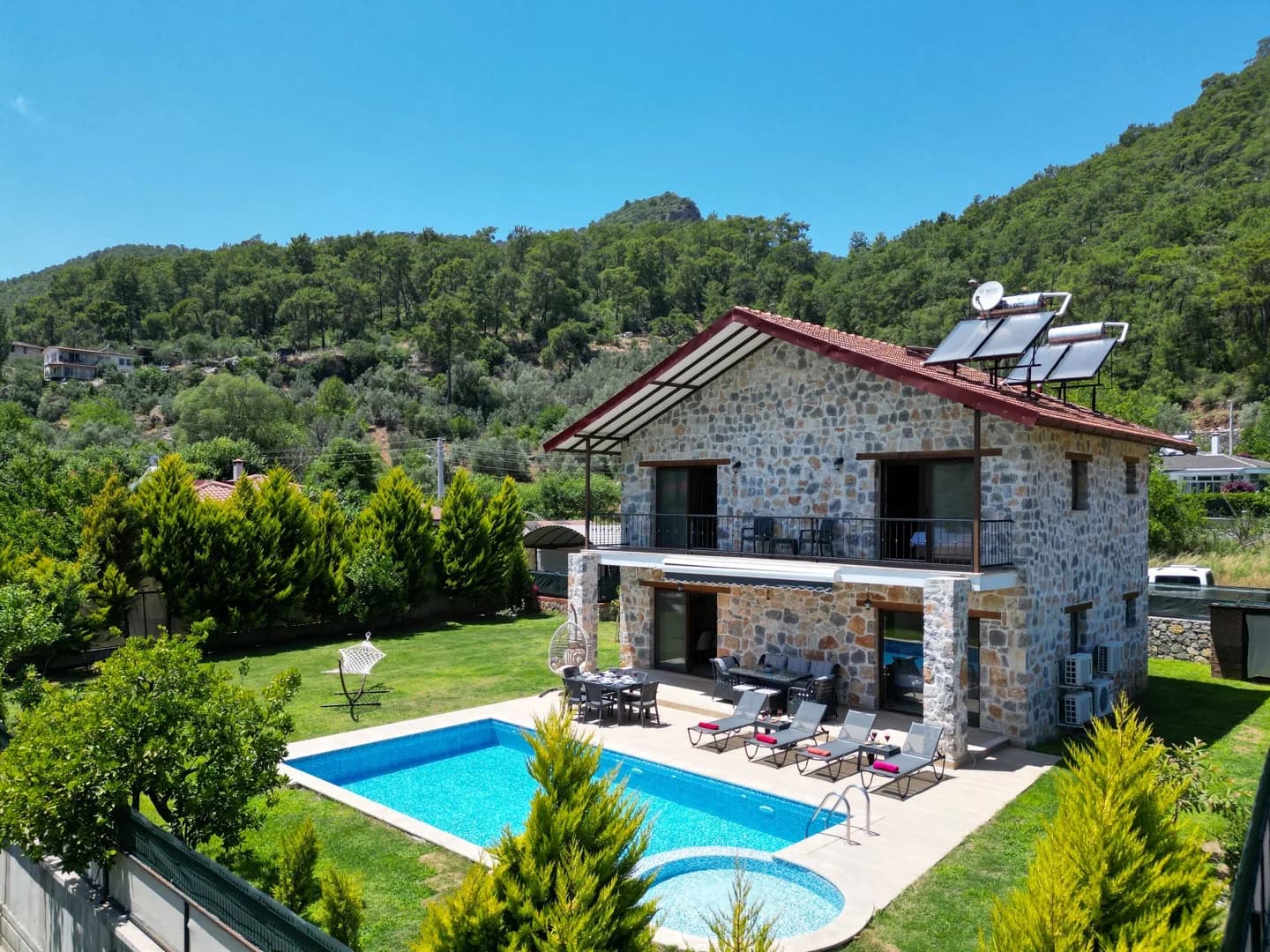 Fethiye İnlice'de Muhteşem Doğada, Özel ve Çocuk Havuzlu, Lüks Villa görsel 2