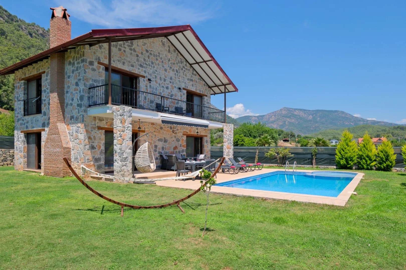 Fethiye İnlice'de Muhteşem Doğada, Özel ve Çocuk Havuzlu, Lüks Villa görsel 1