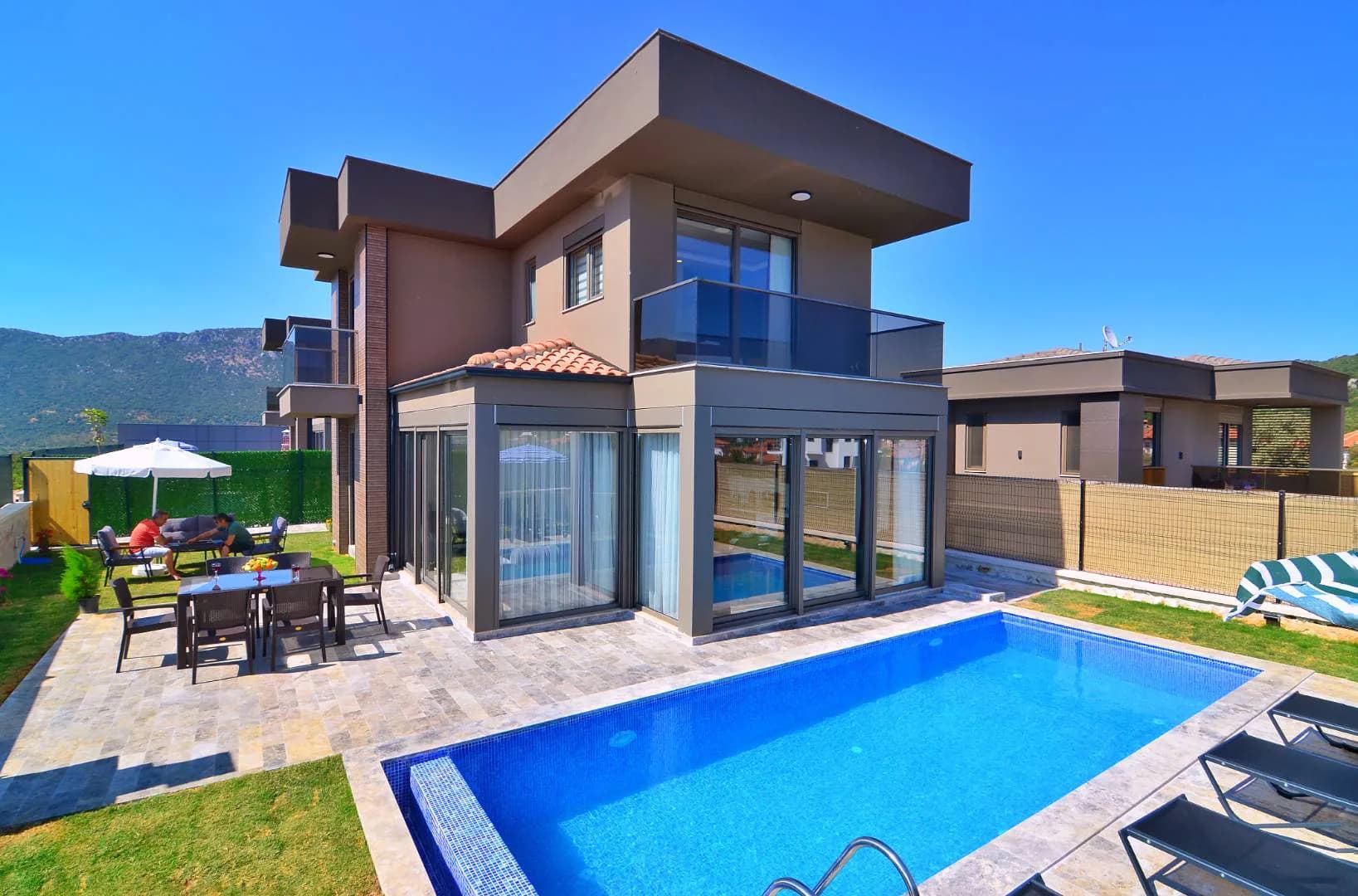 Kaş Andifli'de Yeşillikler İle Dolu Doğada, Özel Havuzlu, Kiralık Villa görsel 1