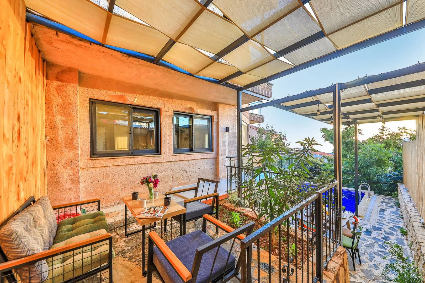 Kaş Kalkan'da Merkezi Konumda, Özel Havuzlu, Çift Jakuzili Villa görsel 2