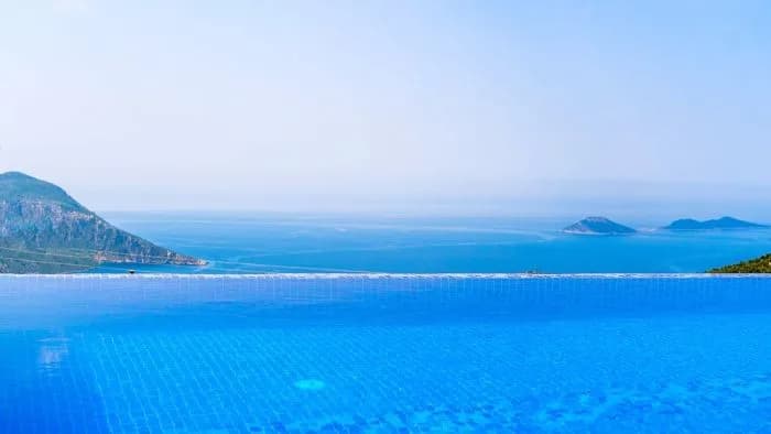 Kaş İslamlar'da Eşsiz Deniz Manzaralı, Özel Havuzlu, Jakuzili Villa görsel 3