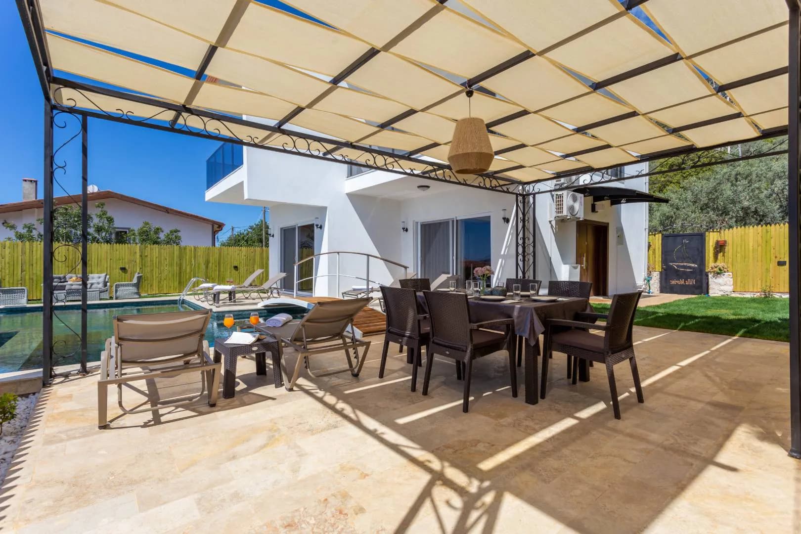 Kaş Gökseki'de Deniz Manzaralı, Özel Havuzlu, Lüks Villa görsel 1