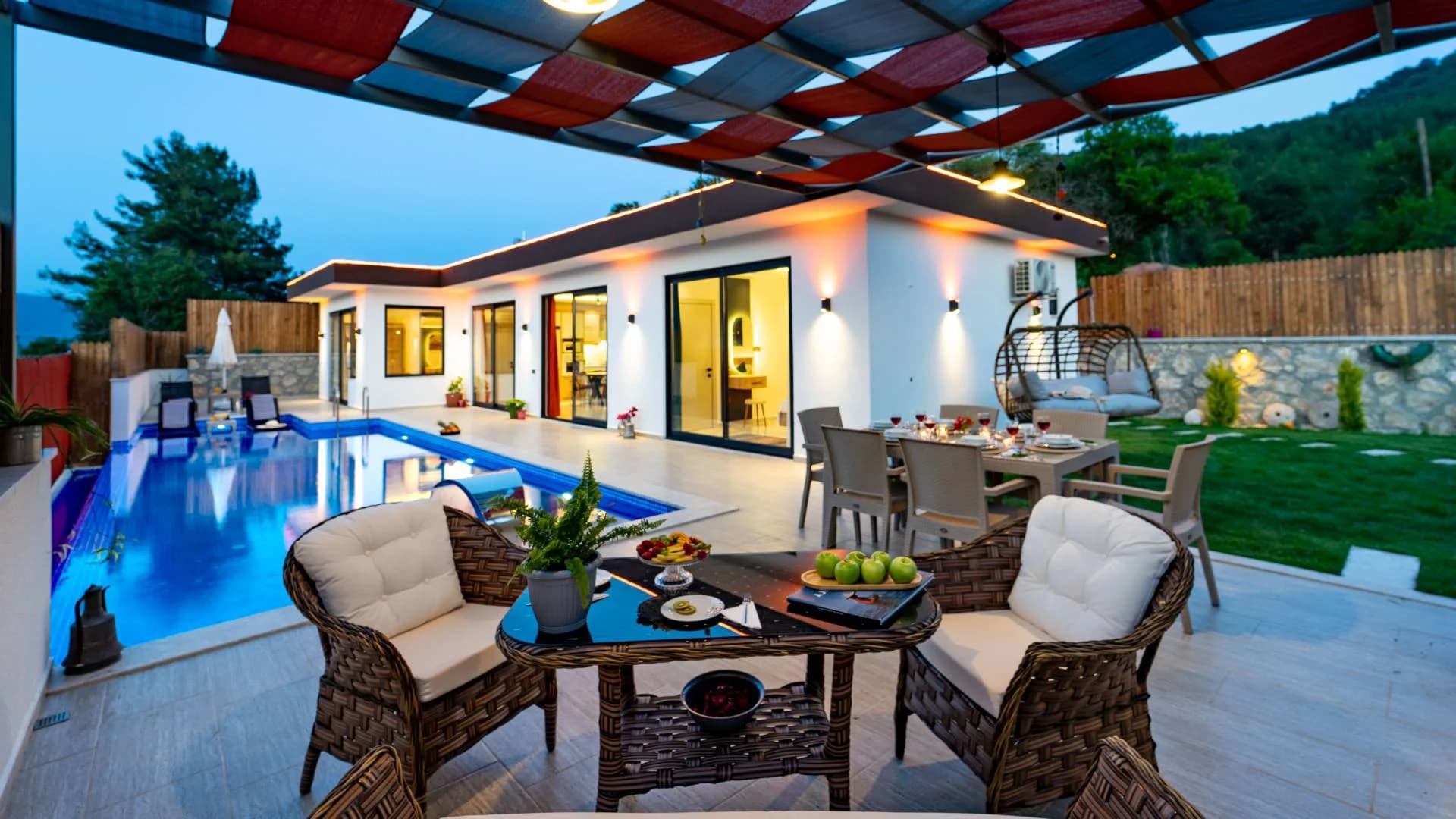 Kaş Sarıbelen'de Çekirdek Ailelere Uygun, Özel Havuzlu, 2+1 Villa görsel 3