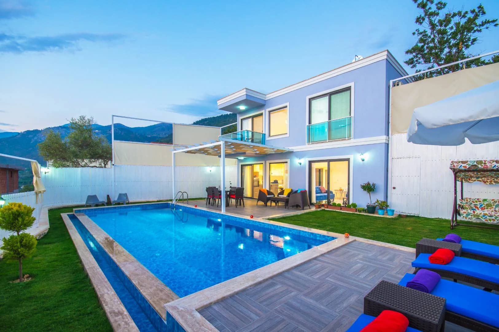 Kaş Üzümlü'de Nezih Konumda, Özel Havuzlu, Kiralık Villa görsel 1