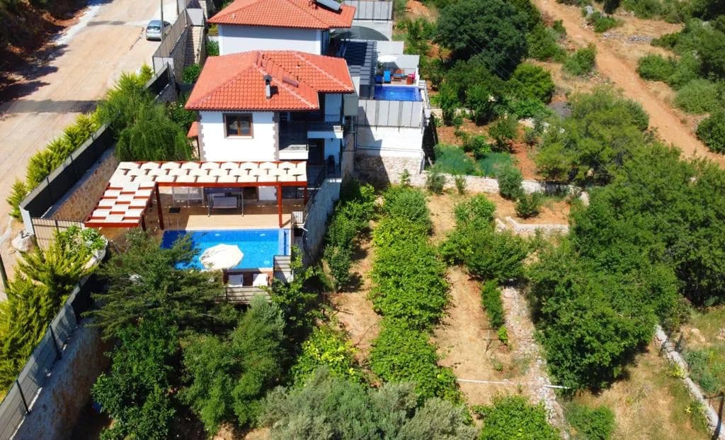 Kaş Pınarbaşı'nda Çekirdek Ailelere Uygun, Özel Havuzlu, Modern Villa görsel 1