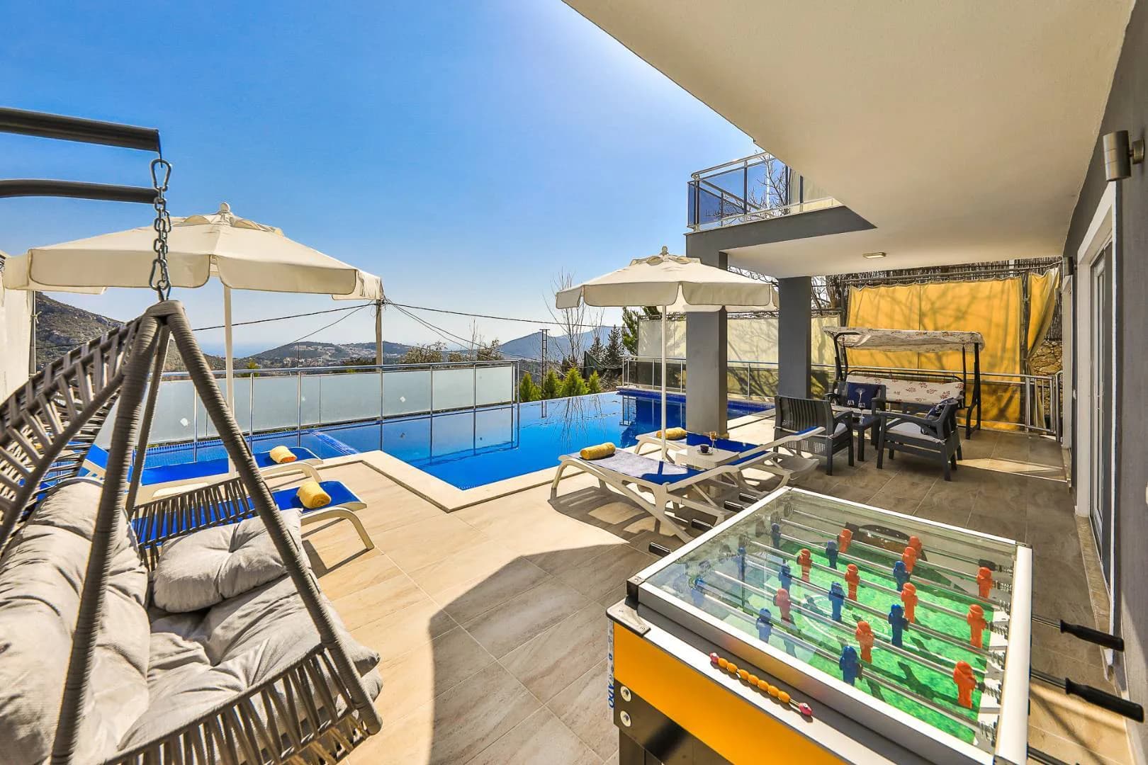 Kaş İslamlar'da Çekirdek Ailelere Uygun, Özel Havuzlu, 2+1 Villa görsel 2