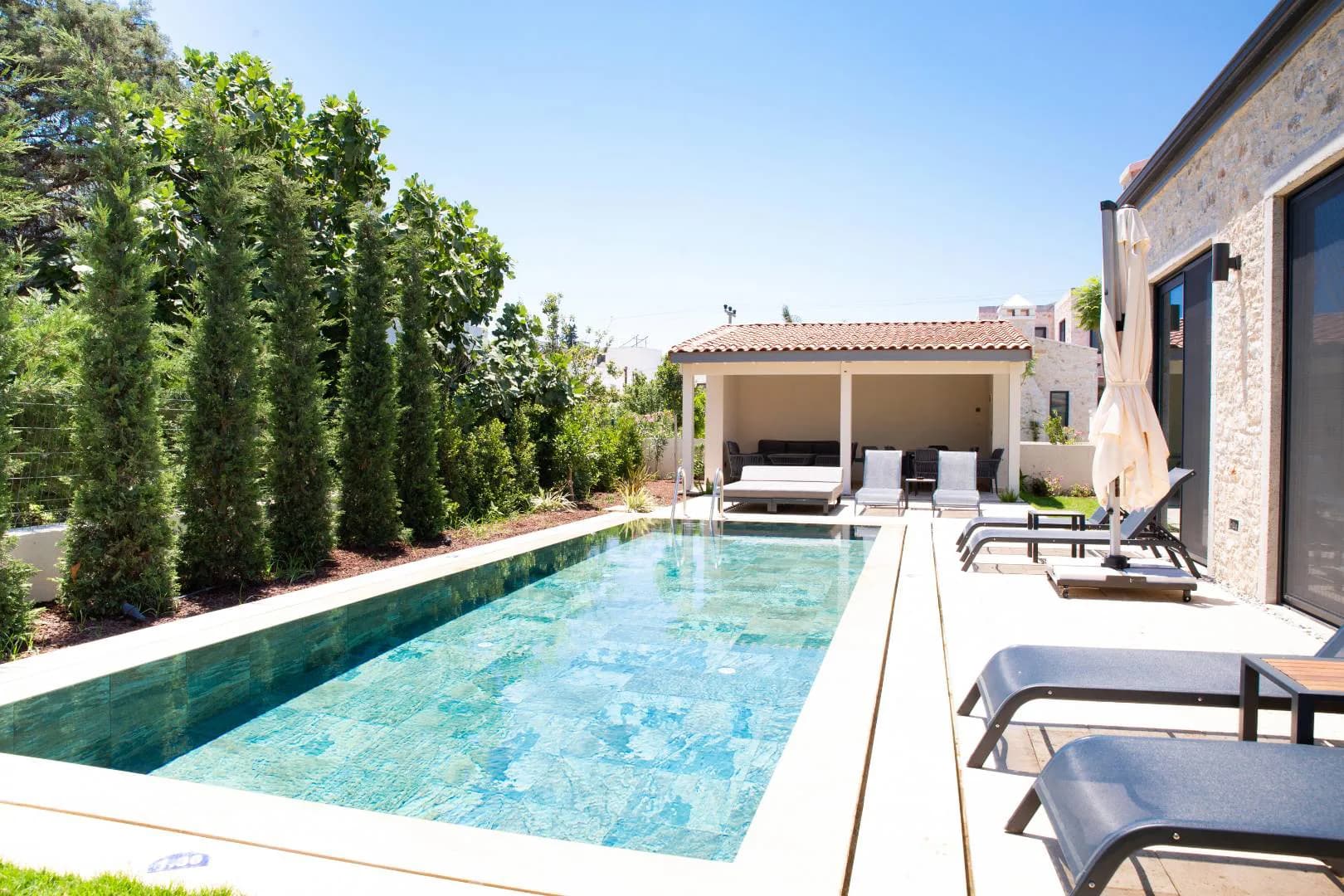 Bodrum Müskebi'de Modern Tasarımlı, Özel Havuzlu, Konforlu Villa görsel 3