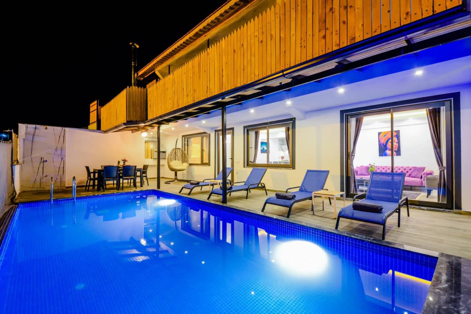 Kaş Bezirgan'da Doğa İle İç İçe, Özel Havuzlu, Kiralık Villa görsel 2