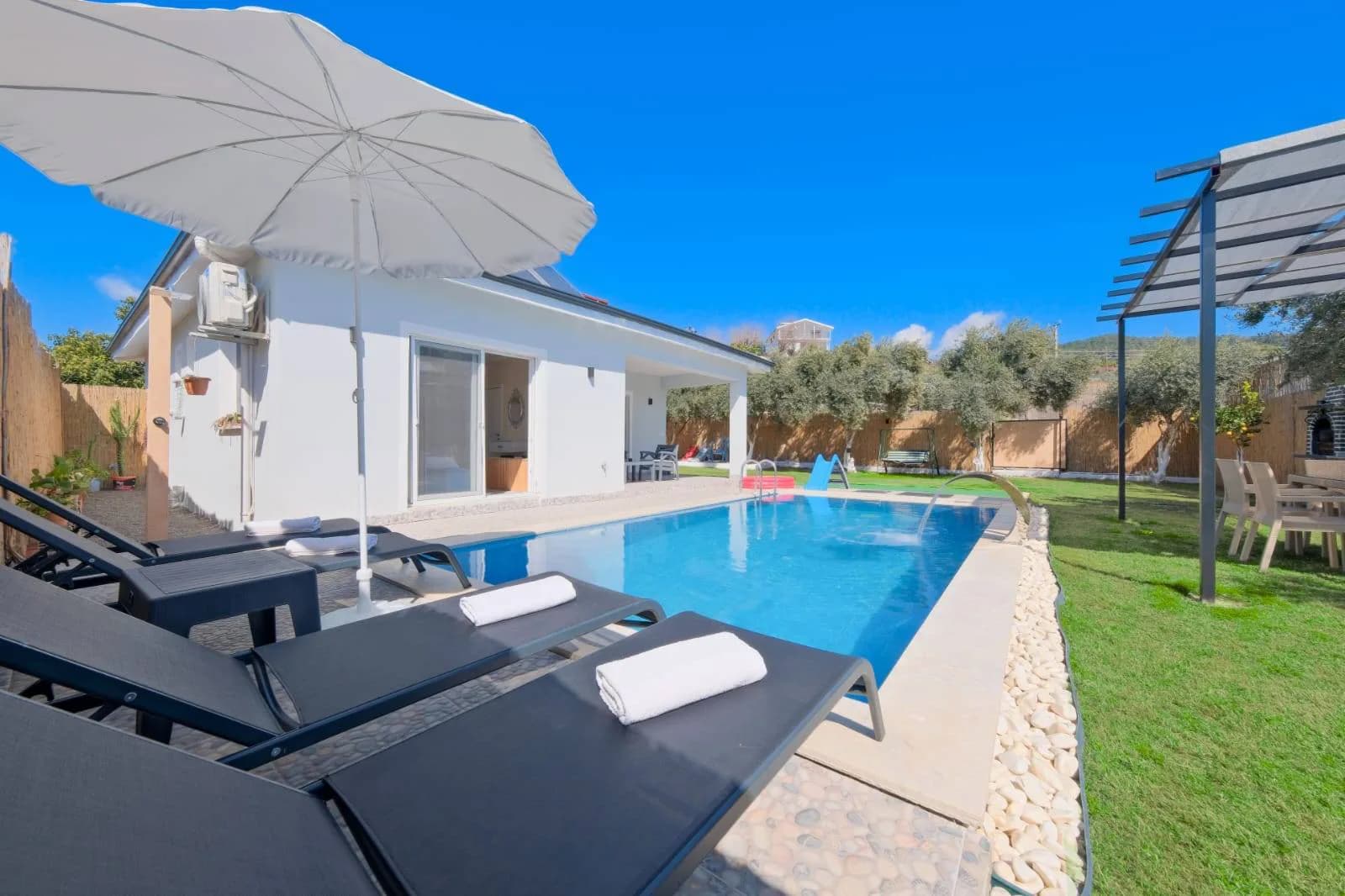 Fethiye Kargı'da Doğa İle İç İçe, Özel Havuzlu, Balayı Villası görsel 2