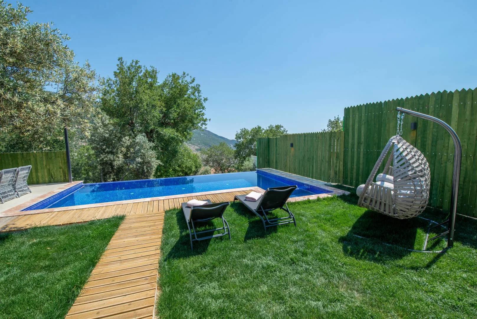 Kaş İslamlar'da Balayı Çiftlerine Uygun, Özel Havuzlu, Jakuzili Villa görsel 3