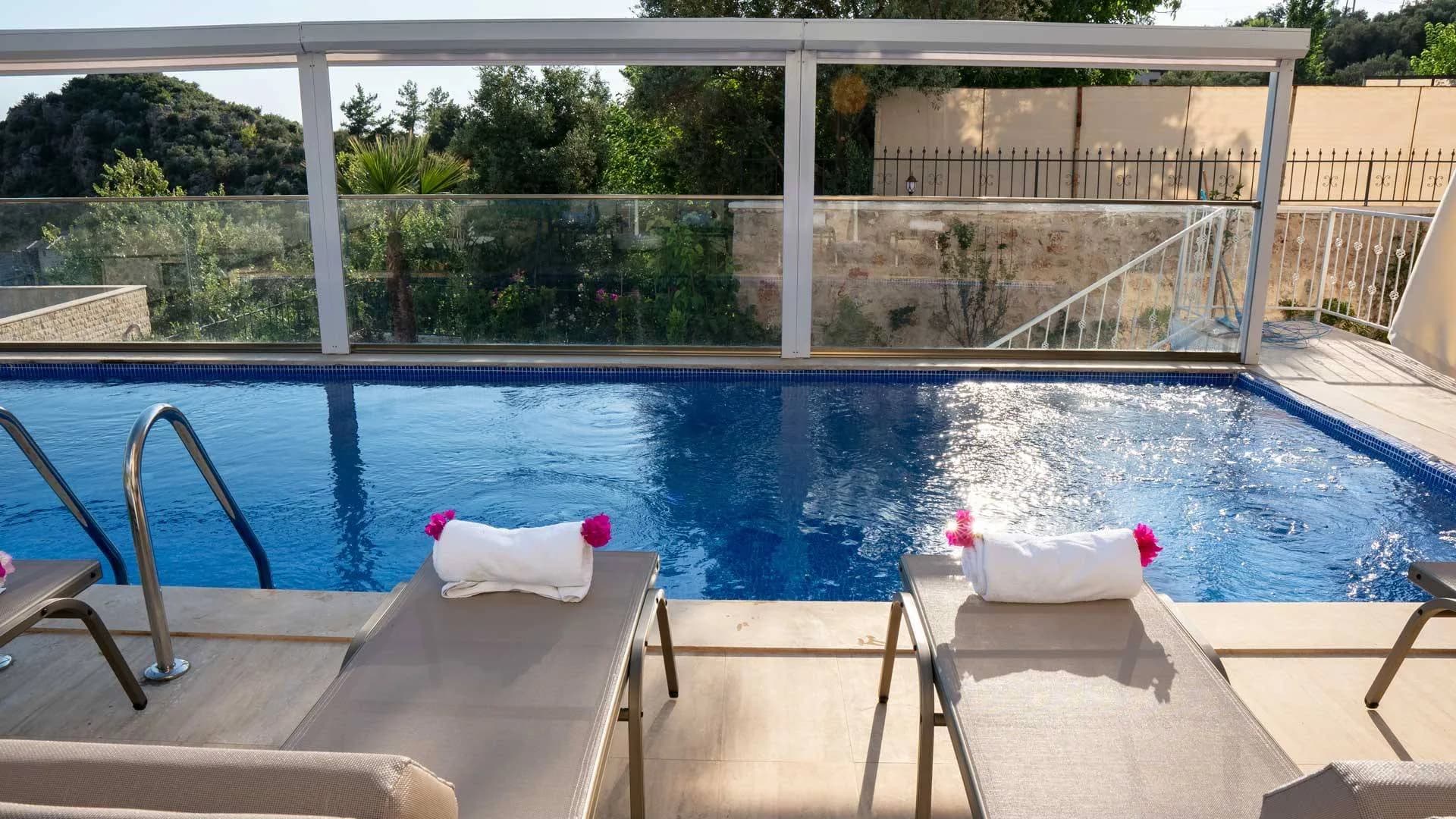Kaş İslamlar'da Muhteşem Doğada, Kapalı Havuzlu, Kiralık Villa görsel 3