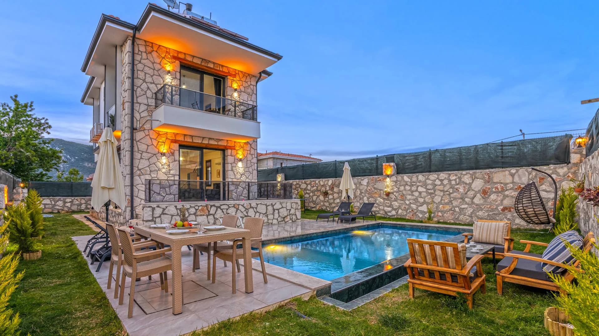 Kaş Andifli'de Çekirdek Ailelere Uygun, Özel Havuzlu, Modern Villa görsel 1