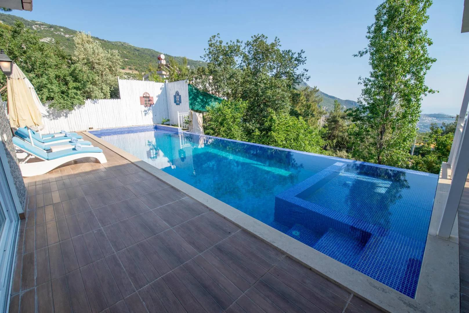 Kaş İslamlar'da Doğa Manzaralı, Özel Havuzlu, Tatil Villası görsel 2