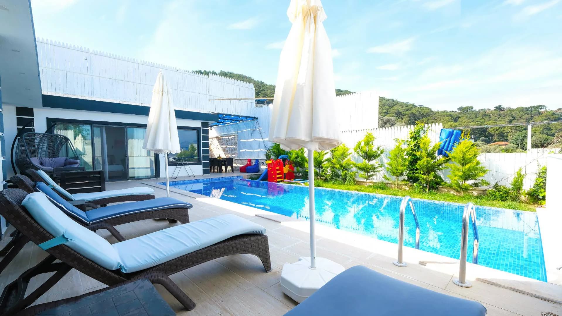 Kaş Gelemiş'te Çocuk Oyun Alanlı, Özel Havuzlu, Kiralık Villa görsel 3