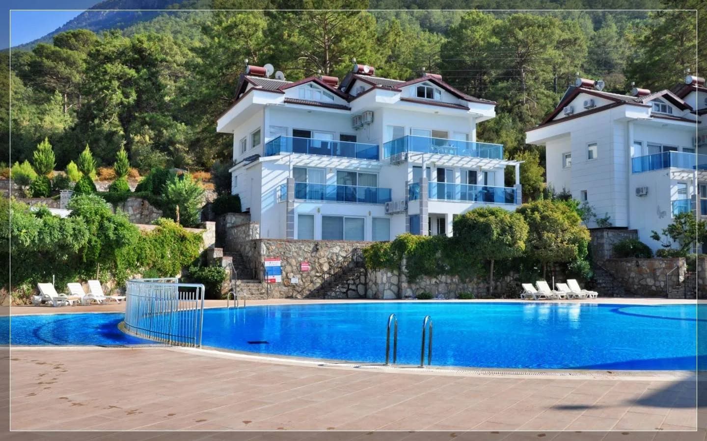 Fethiye Ovacık'ta Babadağ Manzaralı, Ortak Havuzlu, Kiralık Apart görsel 1