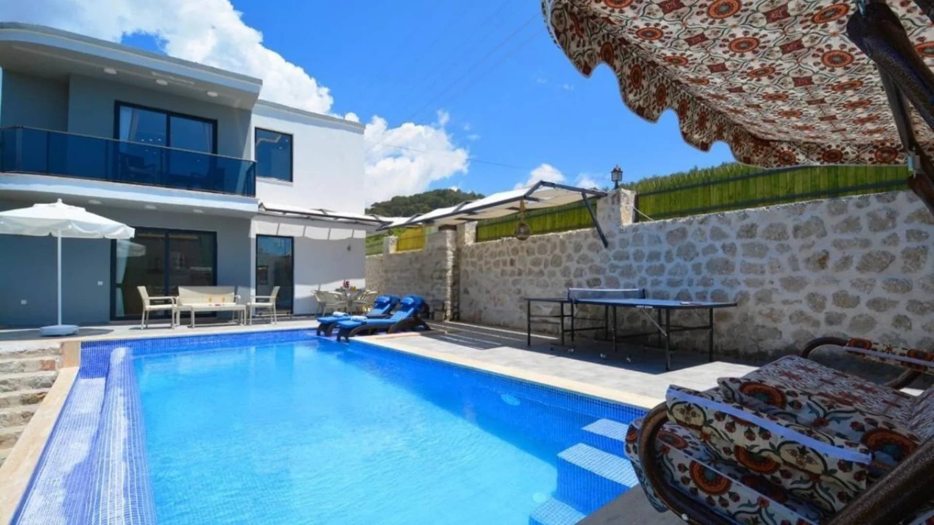 Kaş Sarıbelen'de Muhteşem Doğada, Özel Havuzlu, 1+1 Villa görsel 3