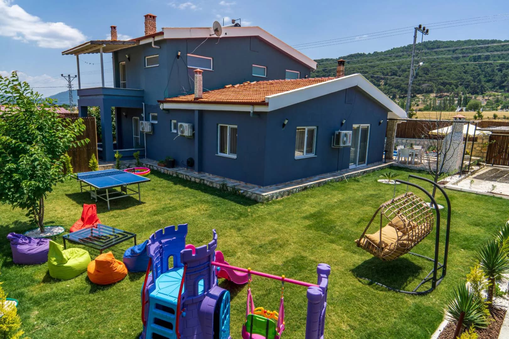 Kaş Sarıbelen'de Doğa Manzaralı, Özel Havuzlu, Lüks Villa görsel 1