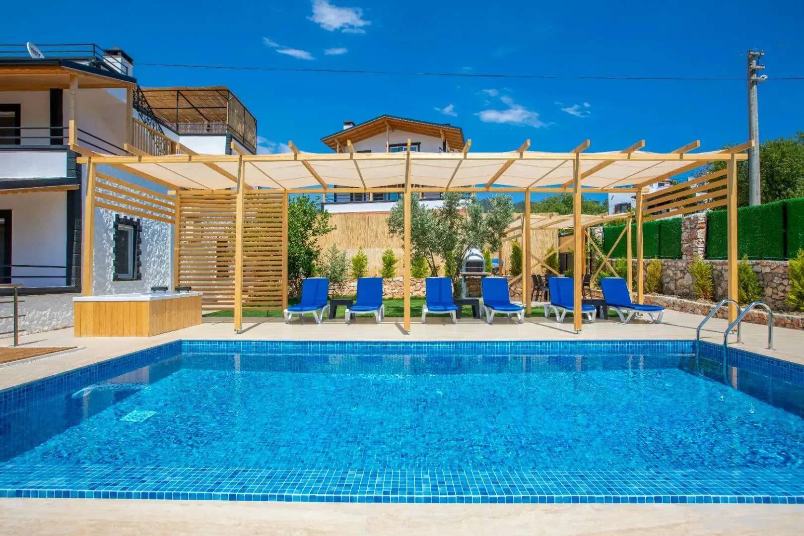 Kaş Bayındır'da Geniş Alan İçerisinde, Özel Havuzlu, Kiralık Villa görsel 2