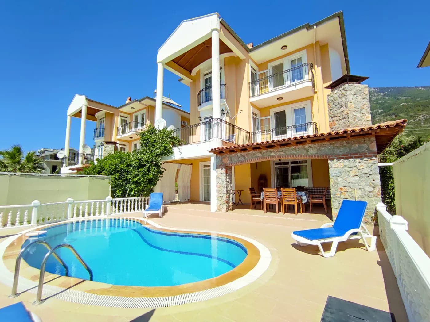 Fethiye Ölüdeniz'de Ölüdeniz Plajına Yakın, Özel Havuzlu, Kiralık Villa görsel 1
