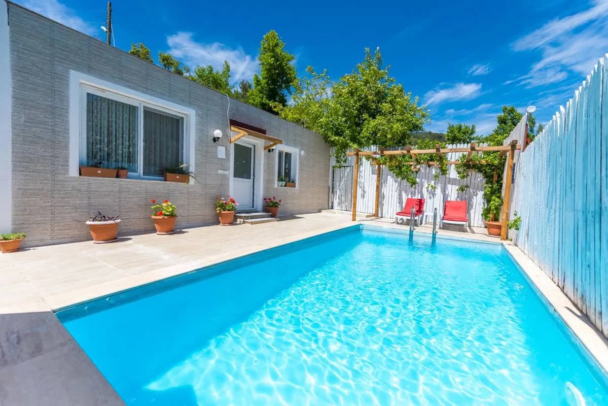 Kaş İslamlar'da Doğa İle İç İçe, Özel Havuzlu, 2 Kişilik Villa görsel 3