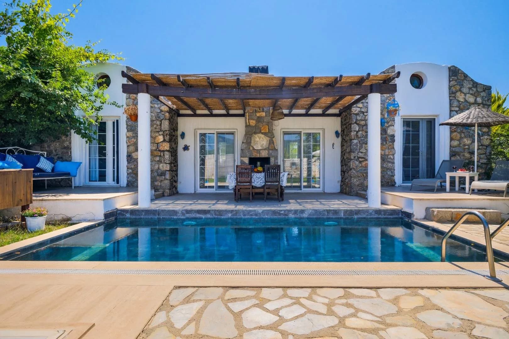 Fethiye Kayaköy'de Doğayla İç İçe, Özel Havuzlu, Jakuzili Villa görsel 2