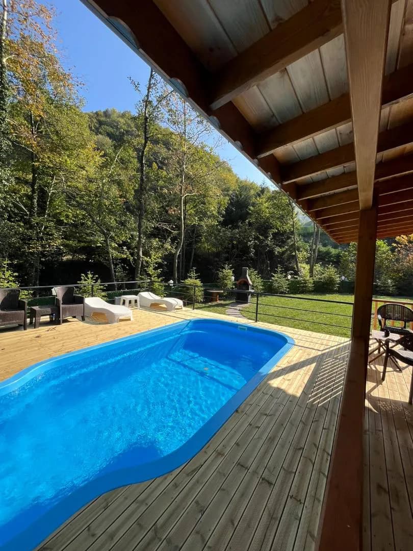 Memnuniye'de Doğa İçerisinde, Özel Havuzlu, Modern Bungalov görsel 1