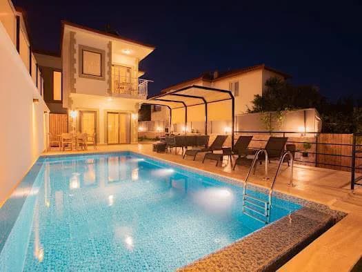 Kaş Andifli'de Doğayla Baş Başa, Özel Havuzlu, İkiz Villa görsel 1