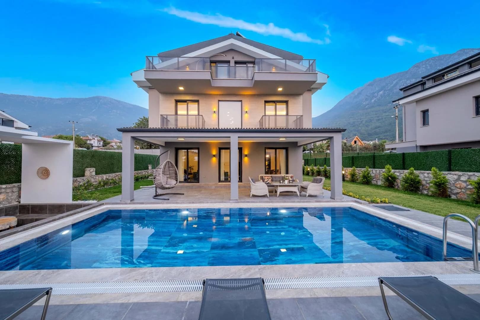 Fethiye Ölüdeniz'de Doğayla Baş Başa, Özel Havuzlu, Konforlu Villa görsel 1
