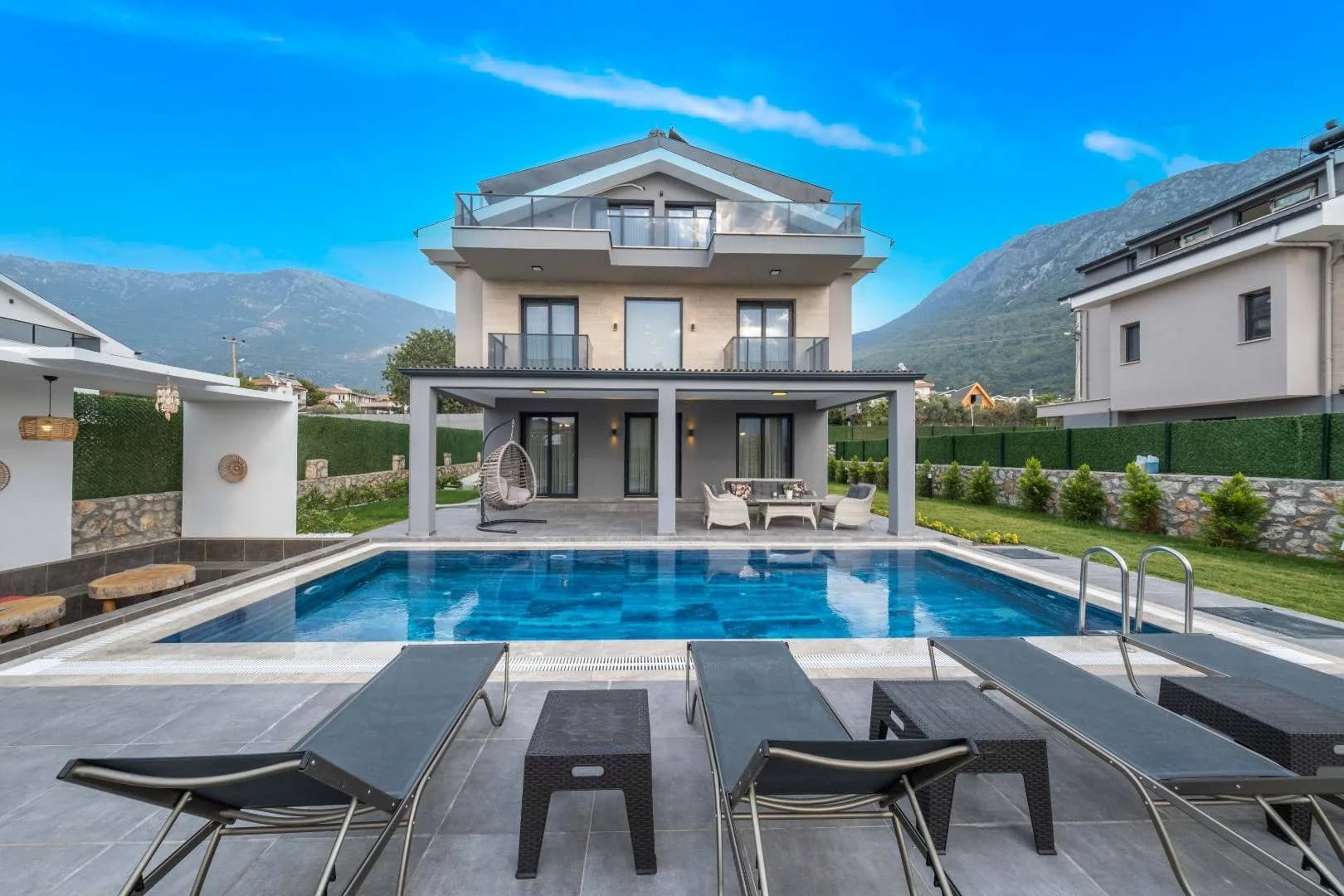 Fethiye Ölüdeniz'de Doğayla Baş Başa, Özel Havuzlu, Konforlu Villa görsel 3