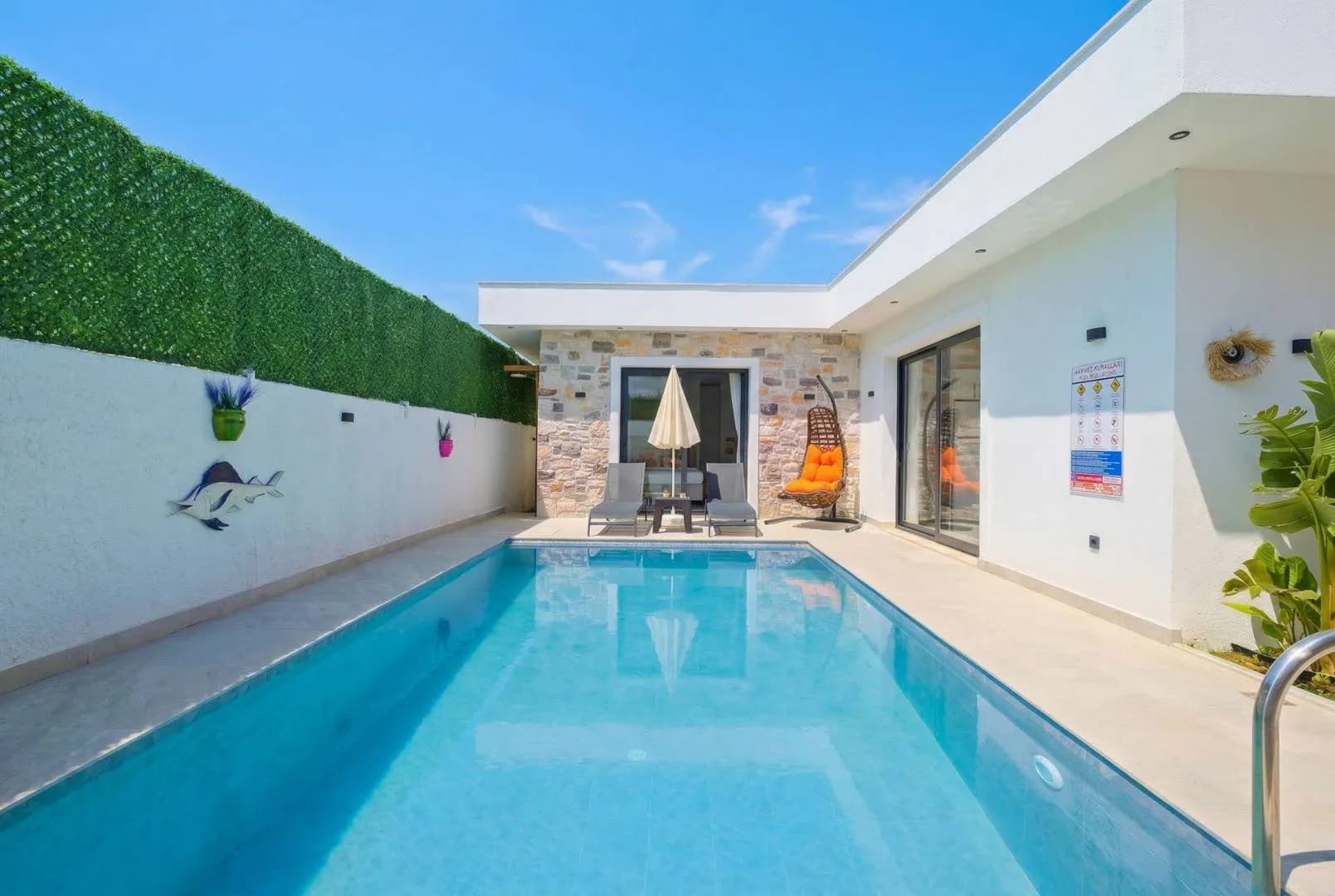 Fethiye Karaçulha'da Çekirdek Ailelere Uygun, Özel Havuzlu, Lüks Villa görsel 2