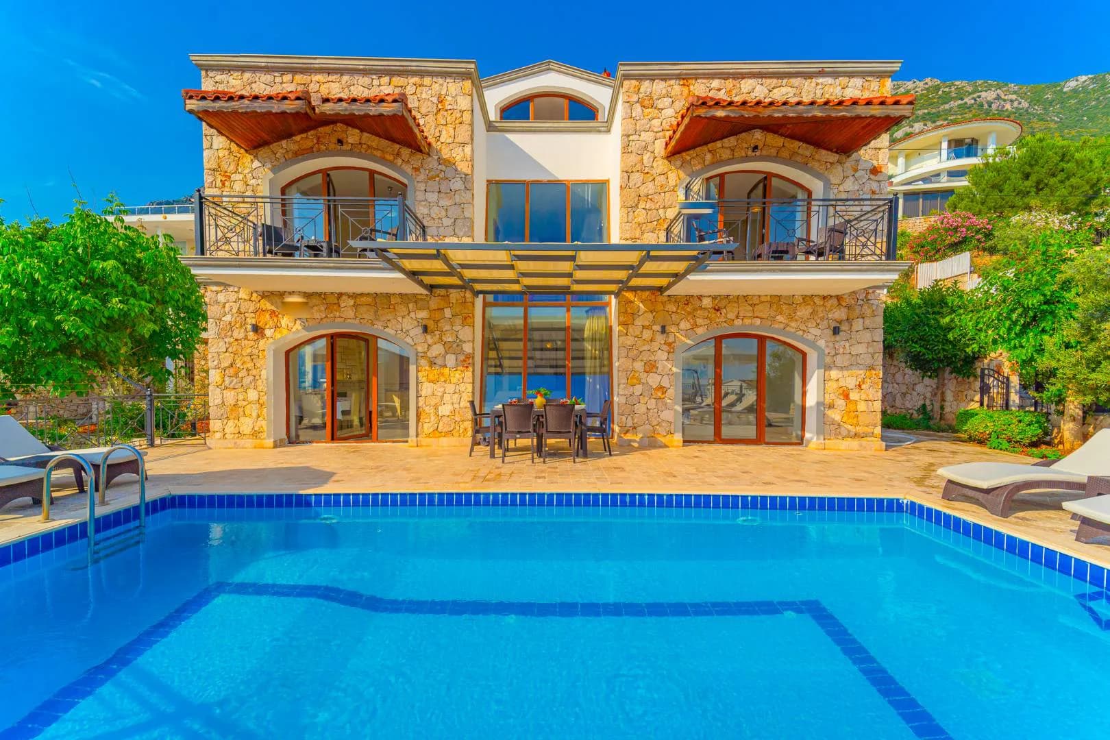 Kaş Kalkan'da Sonsuz Deniz Manzaralı, Özel Havuzlu, Modern Villa görsel 1