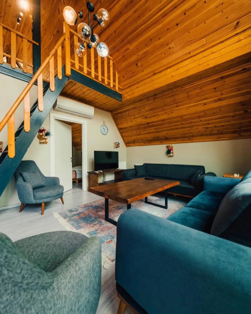 Sapanca'da Çekirdek Ailelere Uygun, Özel Havuzlu, Modern Bungalov görsel 3