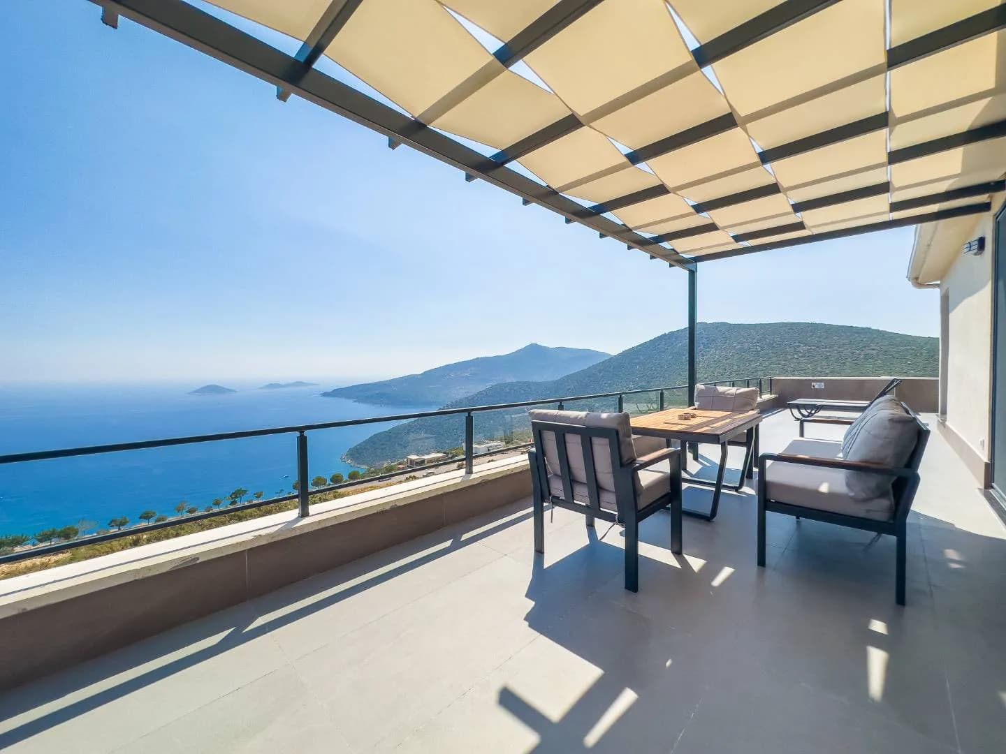 Kaş Kalkan'da Özel Havuzlu, Kalabalık Gruplar İçin Uygun, Modern Villa görsel 2