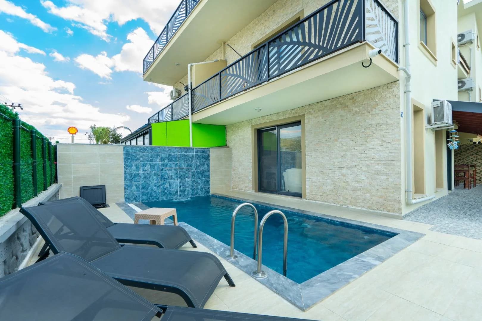 Fethiye Karagedik'te Sakin Konumda, Özel Havuzlu, 8 Kişilik Villa görsel 1
