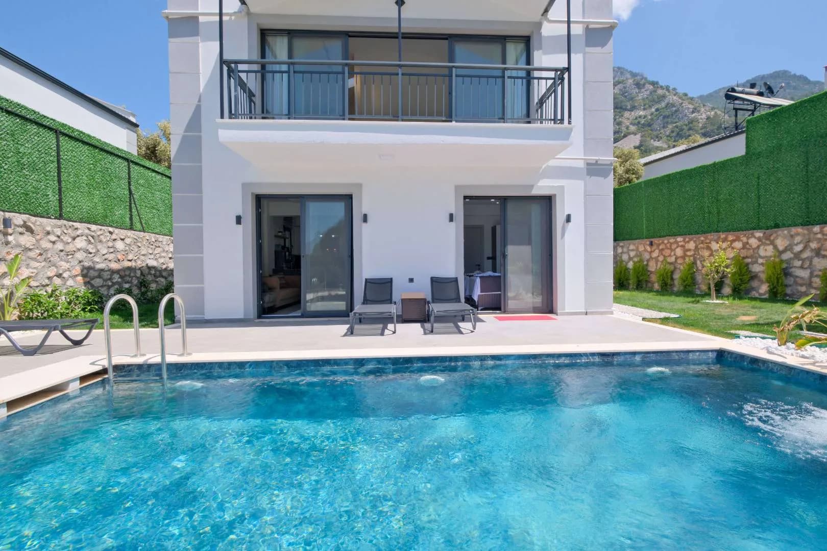 Fethiye Karaağaç'ta Doğayla İç İçe, Özel Havuzlu, 4 Kişilik Villa görsel 3