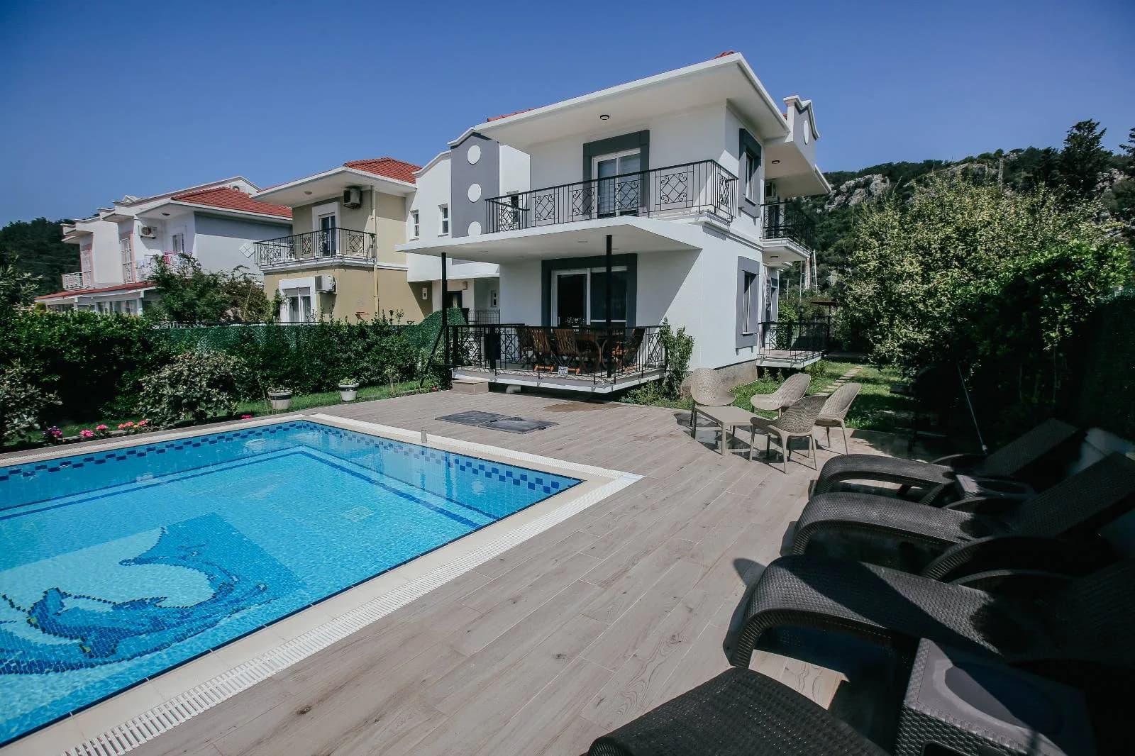 Marmaris Çamdibi'de Eşsiz Doğada, Özel Havuzlu, Kiralık Villa görsel 1