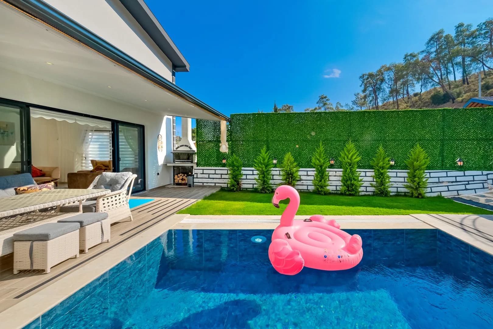 Fethiye Yanıklar'da Doğa İçerisinde, Denize Yakın, 6 Kişilik Villa görsel 3