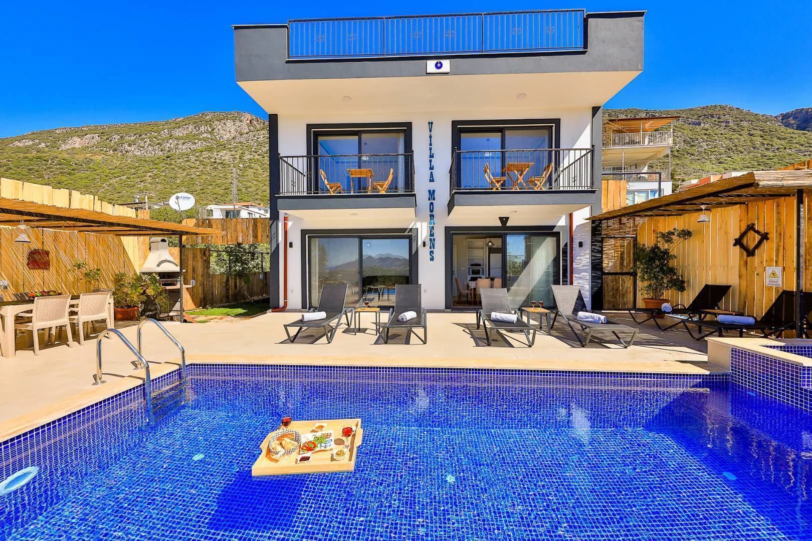 Kaş Gökseki'de Muhteşem Manzaralı, Özel Havuzlu, Kiralık Villa görsel 2