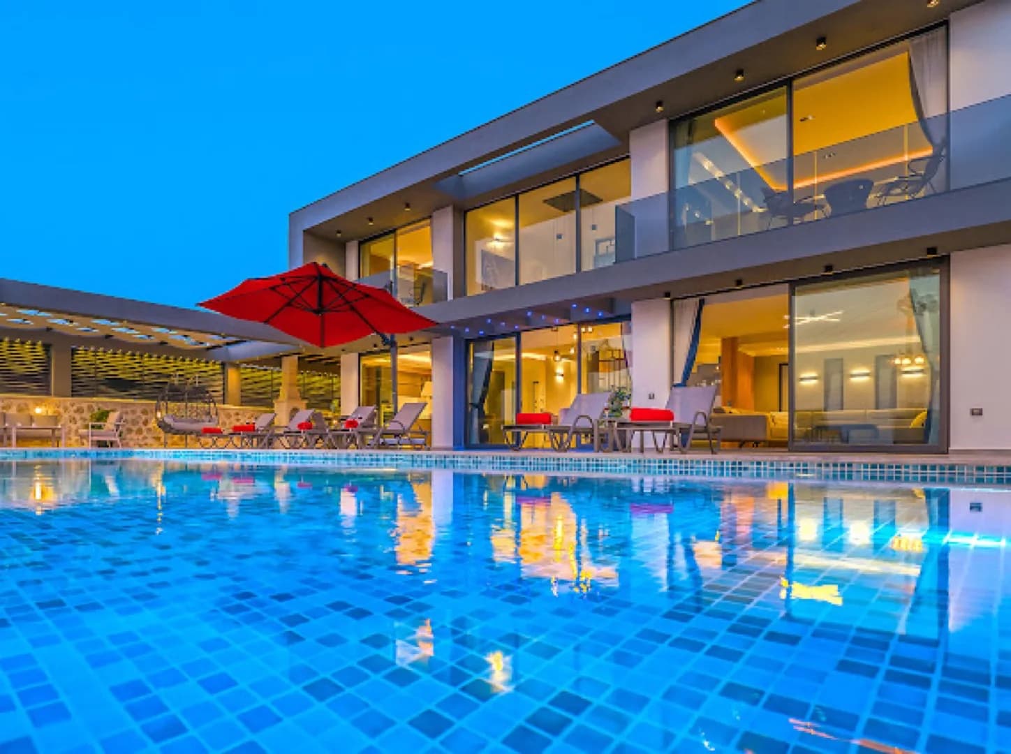 Kaş Kalkan'da Deniz Manzaralı, Özel Havuzlu, Jakuzili Villa görsel 1