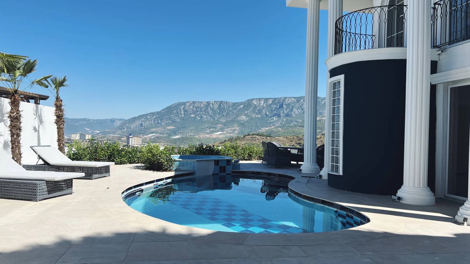 Alanya Kargıcak'ta Deniz Manzaralı, Özel Havuzlu, Jakuzili, Lüks Villa görsel 1
