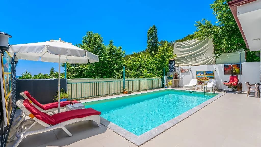 Kaş İslamlar'da Gözlerden Uzak, Özel Havuzlu, Kiralık Villa görsel 3