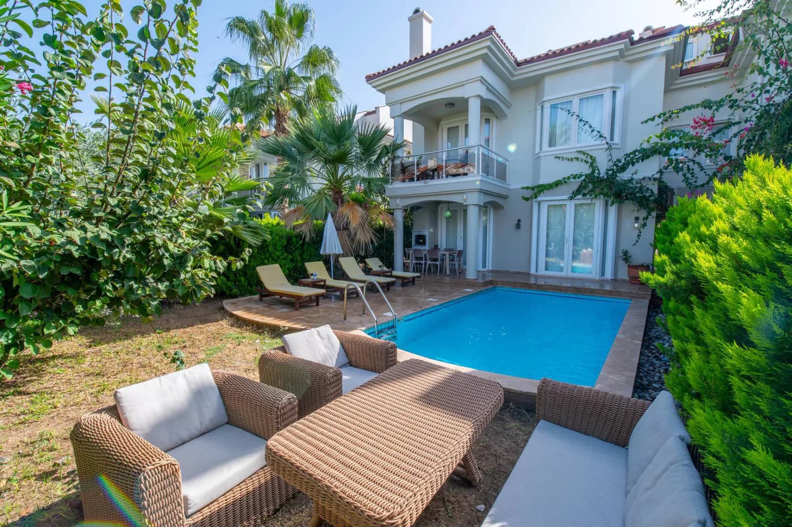 Fethiye Çalış Plajı'na Sıfır, Özel Havuzlu, 10 Kişilik Kiralık Villa görsel 1