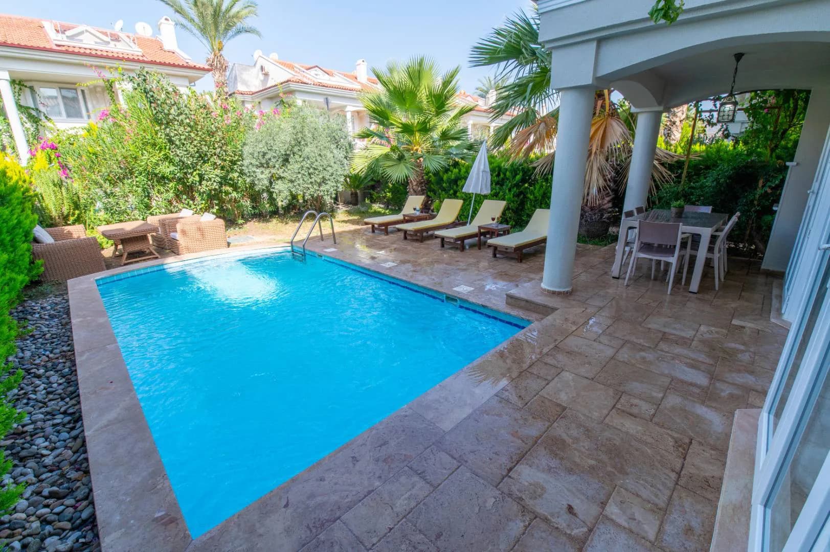 Fethiye Çalış Plajı'na Sıfır, Özel Havuzlu, 10 Kişilik Kiralık Villa görsel 2