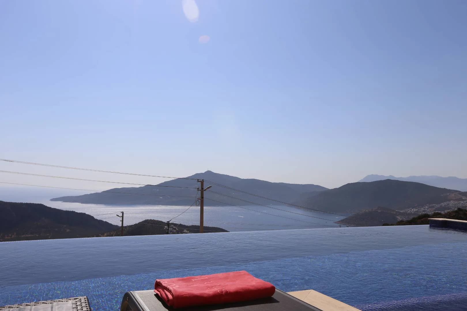 Kalkan Bezirgan'da Deniz Manzaralı, Özel Havuzlu, Balayı Villası görsel 3