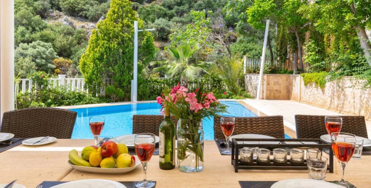 Kaş Kalkan'da İhtişamlı Deniz Manzaralı, Özel Havuzlu, Keyifli Villa görsel 3