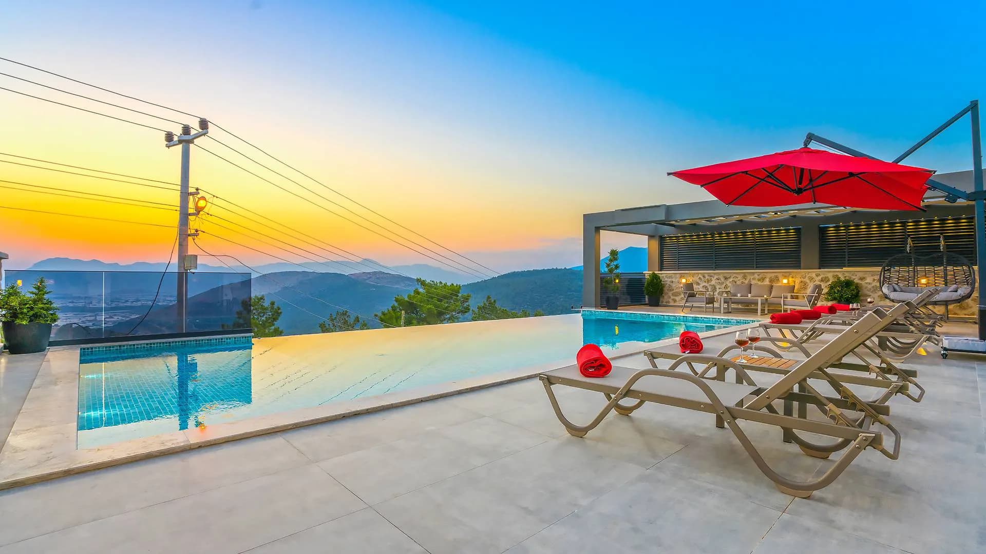 Kalkan Akbel'de Muhteşem Doğa Manzaralı, Özel Havuzlu, Lüks Villa görsel 2
