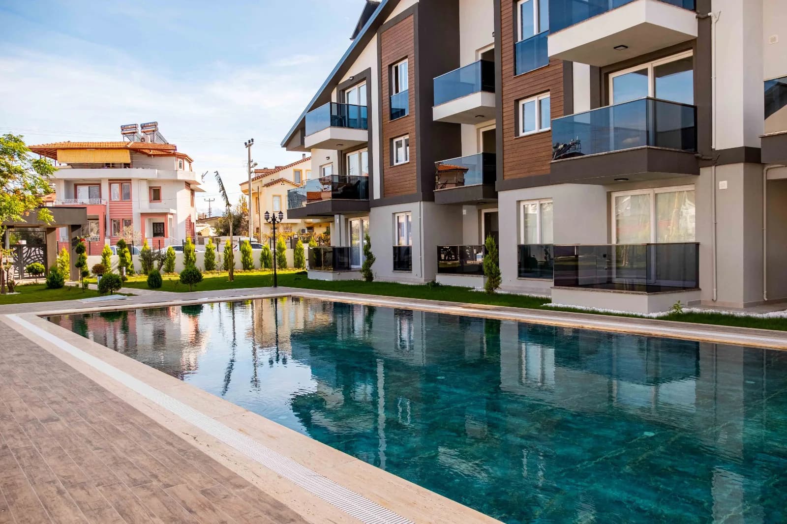 Fethiye'de Çalış Plajına Yakın, Ortak Havuzlu Site İçinde Dubleks Ev görsel 3