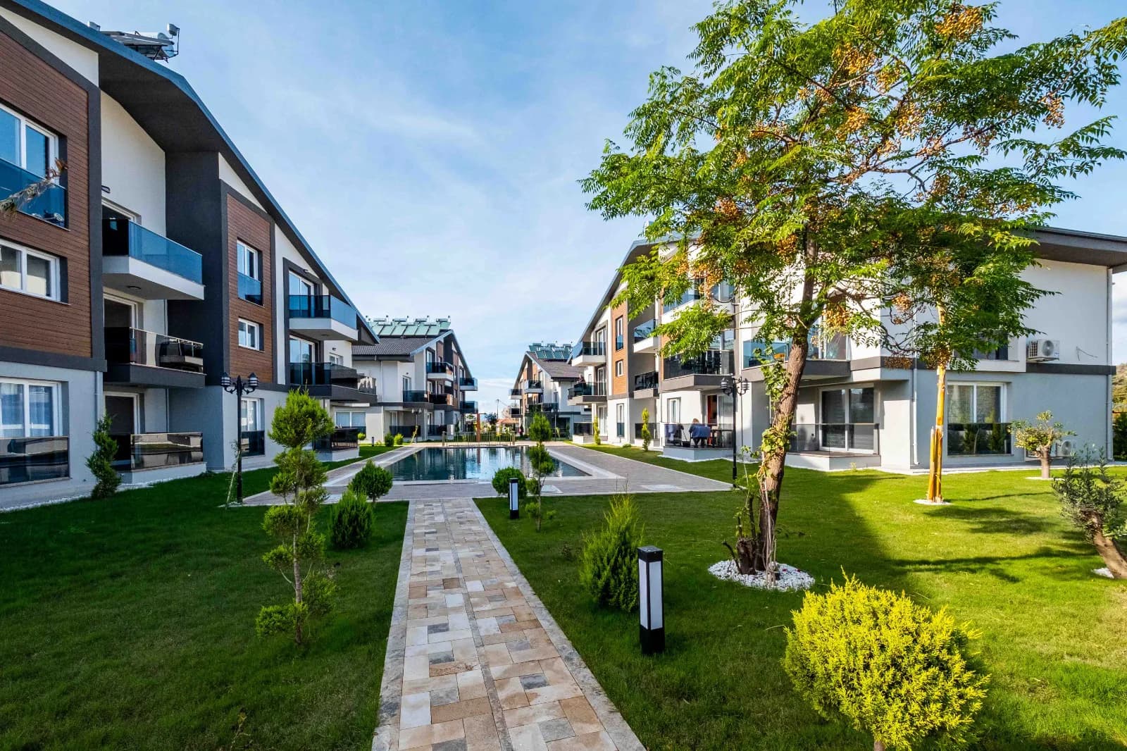 Fethiye'de Çalış Plajına Yakın, Ortak Havuzlu Site İçinde Dubleks Ev görsel 2