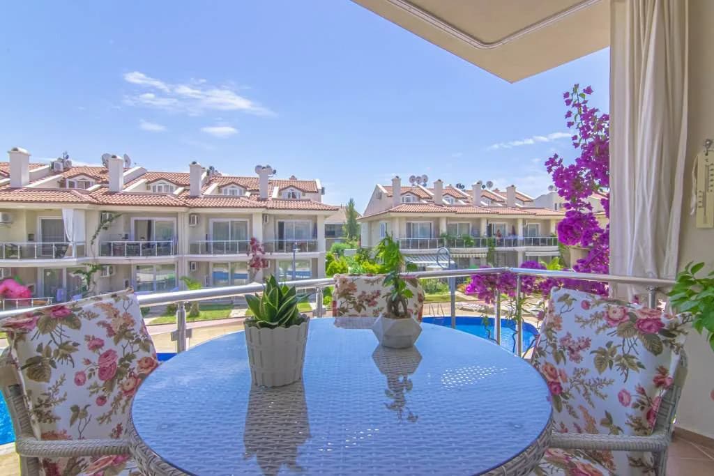 Fethiye Foça'da Site İçerisinde, Ortak Havuzlu, Kiralık Apart görsel 2