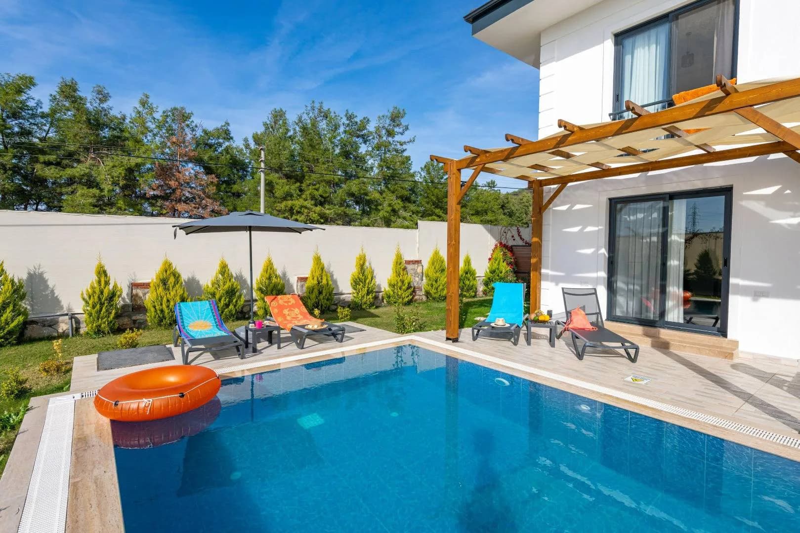 Fethiye Çiftlik'te Harika Doğada, Özel Havuzlu, Tatil Villası görsel 2